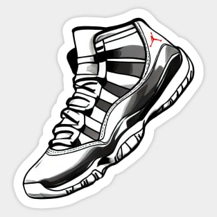 AJ XI Sticker